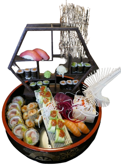 Deluxe Menü für 2 Person (Kreation vom Sushi Chef)